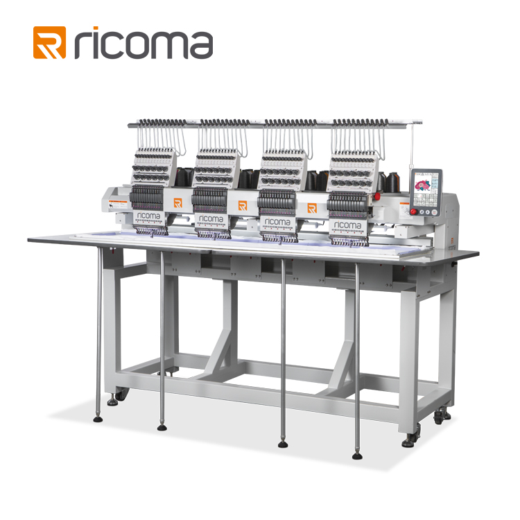 Ricoma MT-8S 4 насадки коммерческий для компьютеризированной вышивальной машины с 8 ''панель управления