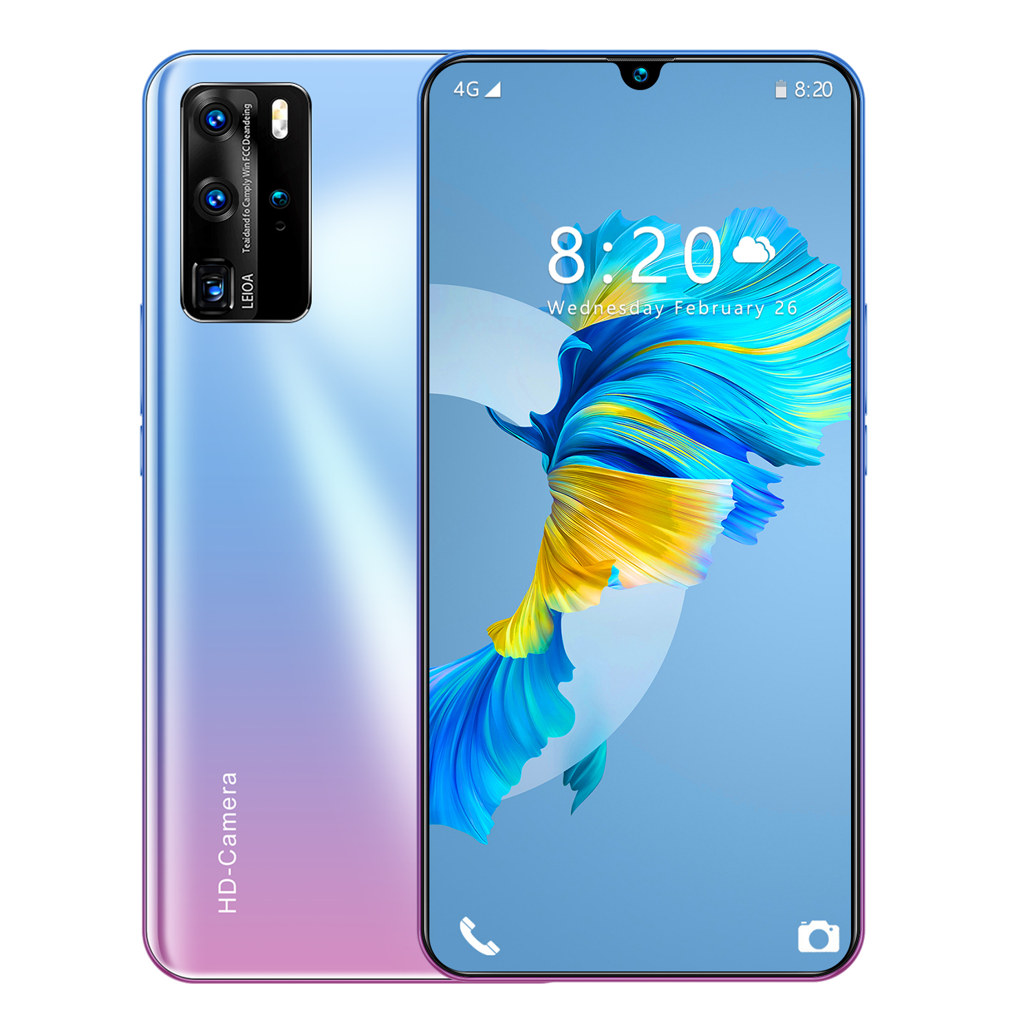 Смартфон Amazon P40 Pro, 12 + 512 ГБ, две sim-карты, двойной режим ожидания, Android OS 10,0