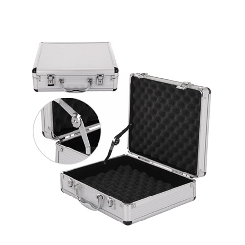 Aluminium Pistol Gun Case Tool Box Flight Case Carry Storage Lockable Secured