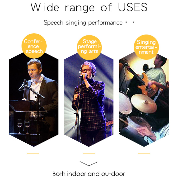 GH-115 Stable Floor Microphone Stand Foldable Mobile Phone Stand With Three Legs