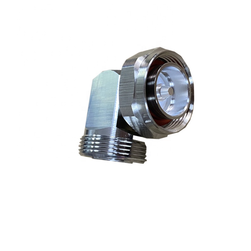 HTMICROWAVE RF Adapter DC - 3GHz 50 ohm Right Angle Adapter Connector DIN Male to DIN Female Connector