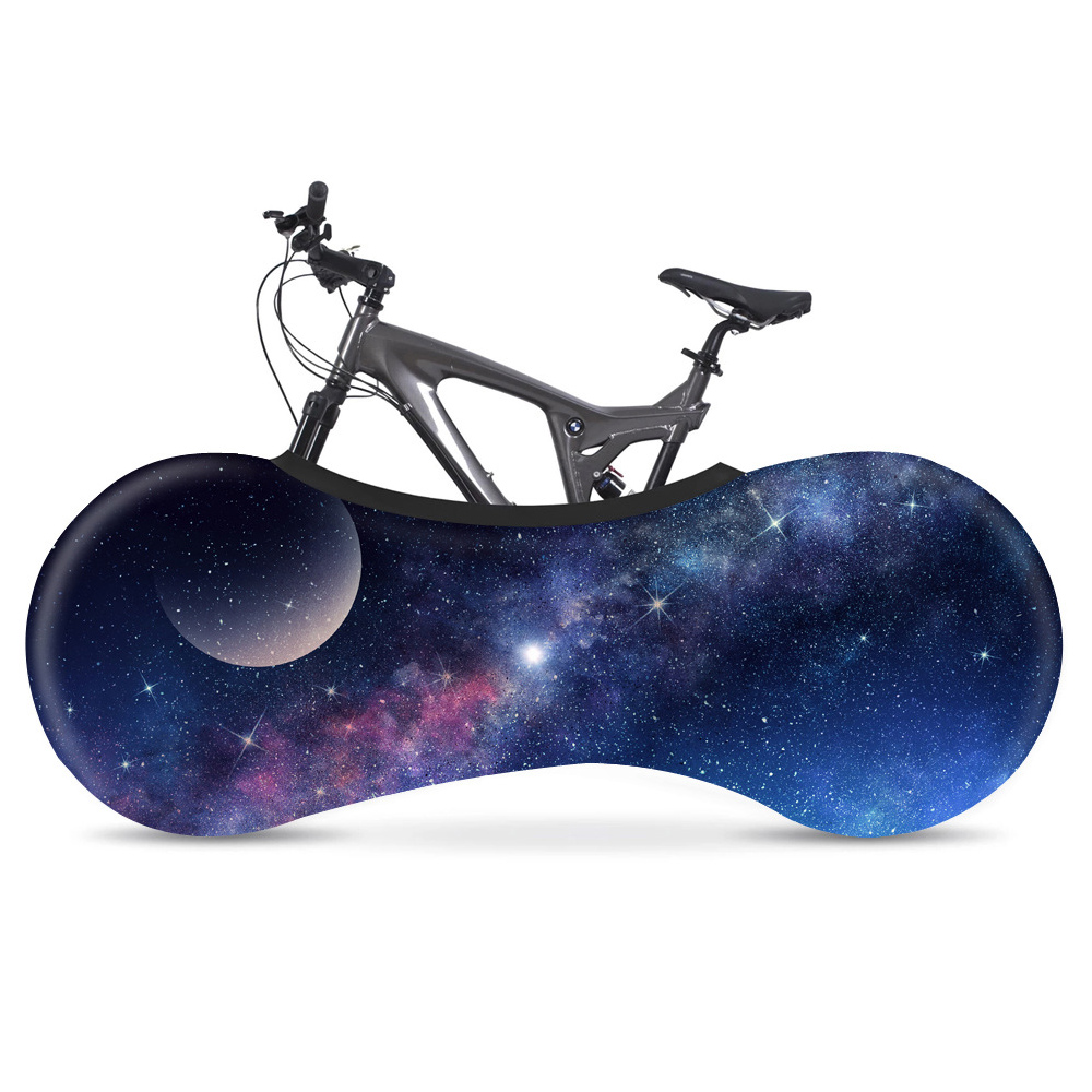 Fashion design bike wheel covers bike elastic dust cover bicycle bike cover