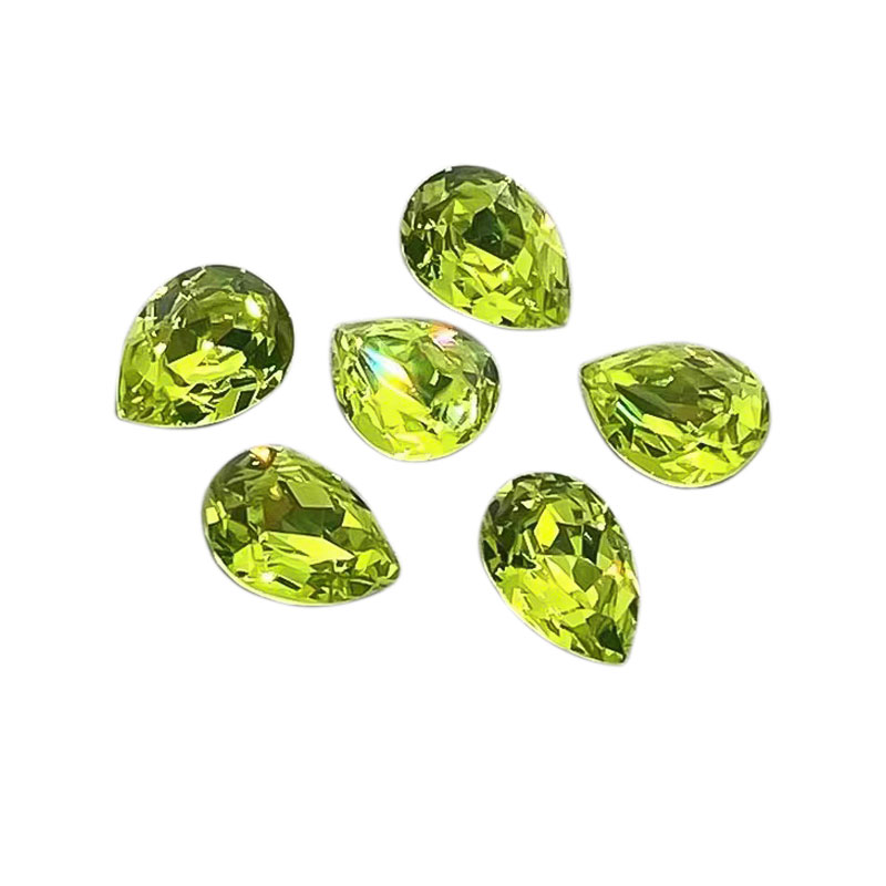 4320 Glass Crystals Pear Shape Loose Rhinestones 6mm Oval Fancy Shoes Garments Bags Nail Art Glue-On Hotfix Techniques