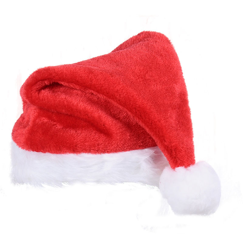 Plush Cap Christmas Decoration Christmas Hat Santa Claus Hat