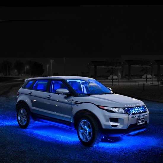 Автомобильная декоративная напольная светодиодная неоновая лампа 2 в 1 для дискотеки, полосы Rgb, атмосферная светодиодная подсветка для автомобиля