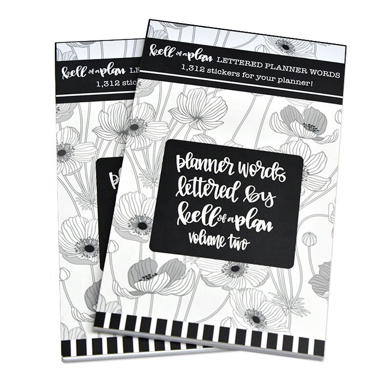 Sticker Book Bulk Custom Transparent Clear Sticker Books Printed