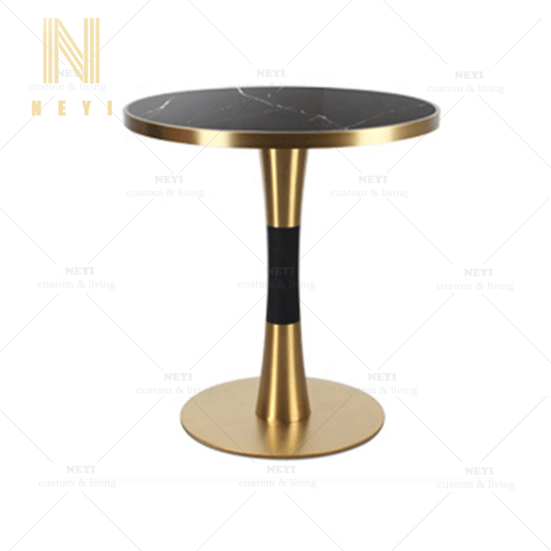 DT216 Coffee Furniture Modern Metal round restaurant table