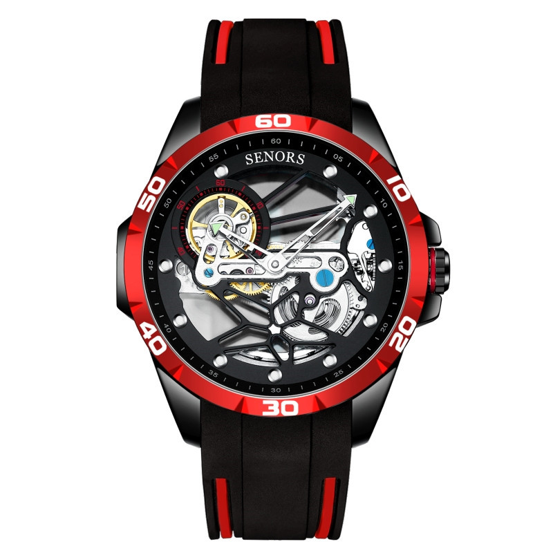 SN186 Luxury Fashion Sport Waterproof Tourbillion Automatic Mechanical Watches