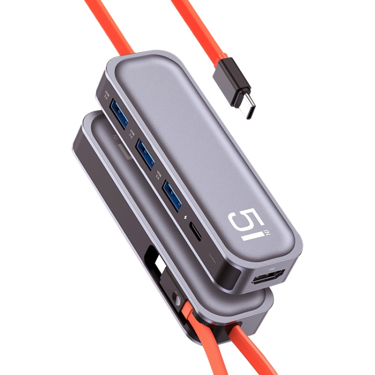 Высокоскоростной адаптер USB 3,0 для ноутбука, 4 внешних порта