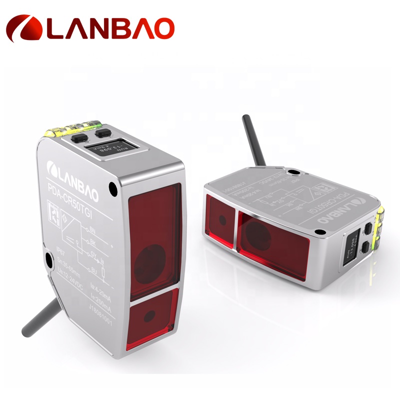Lanbao 85 мм сенсор De Desplazamiento 30vdc стандартный лазерный датчик перемещения
