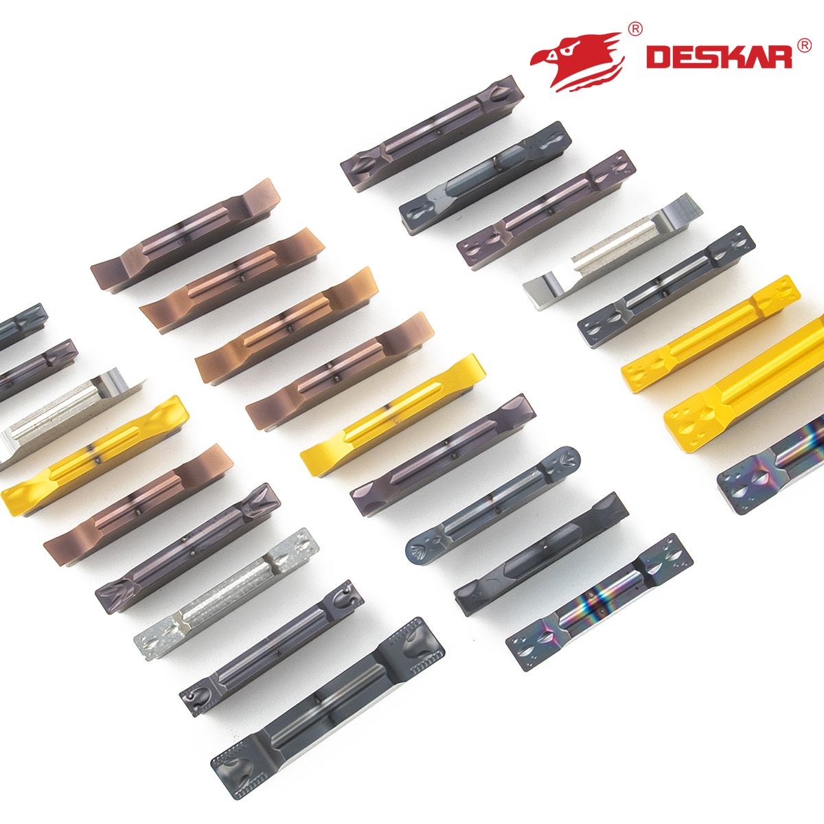 Deskar Tungsten carbide inserts MGMN MGGN150 200 lathe turning tool parts turning tool cnc blade tools inserts grooving insert