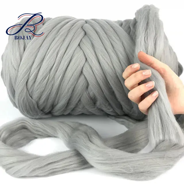 Wholesale Super Chunky Giant Acrylic Wool Like Yarn Hand Knitting Yarn for Blankets