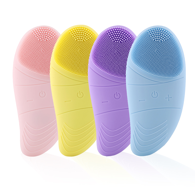 Mini2 Waterproof Usb Portable Design Eco Friendly Electric Vibration Ultrasonic Sonic Silicone Mens Facial Cleansing Brush