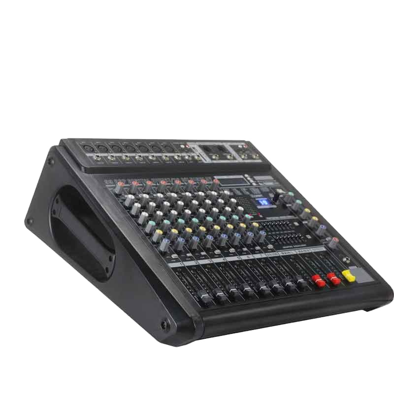 Высокое качество 12 каналов dj микшер контроллер 500 Вт Цифровой микшерный пульт Профессиональный для ди-Джея свет контроллер