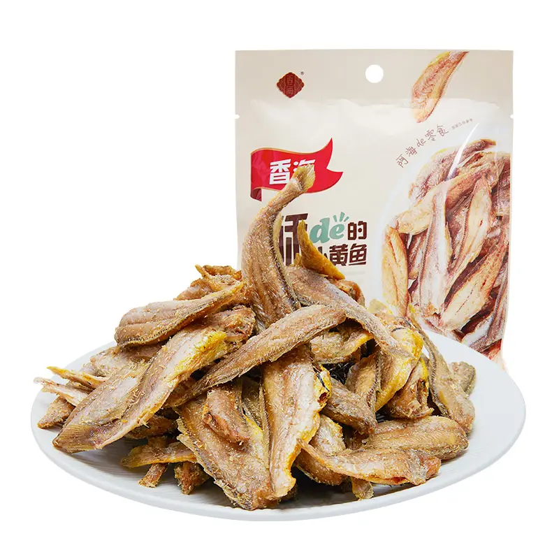 42g Yellow Croaker Crisp Original Spicy Spicy Salt  ready to eat seafood  Small yellow croaker