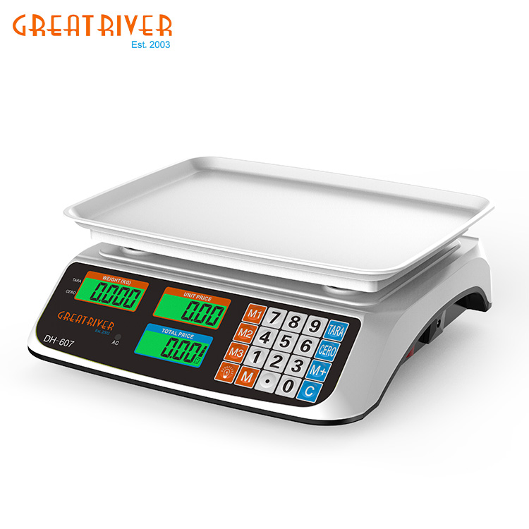 Электронные весы печать Lcd DC/AC Коммерческая цена вычисления balanza цифровой коммерческий 40 кг 30 кг кофе весы микро баланс