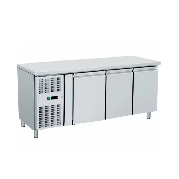 Snowland Single-Temperature Salad Bar Fridge Freezers Air Cooling Refrigeration Equipment with Back Splash