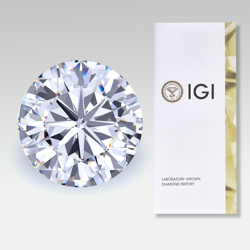 Оптовая продажа, сертификат GIA Ilan, белый натуральный CVD Lab Выращенный алмаз 0,1-2 карата, HPHT Lab создан Круглый Синтетический бриллиант, цена