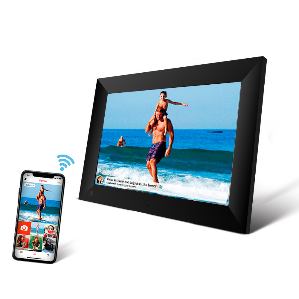 Wi-Fi Смарт облачная цифровая фоторамка full hd ips сенсорный экран дисплей высокого разрешения цифровая фоторамка