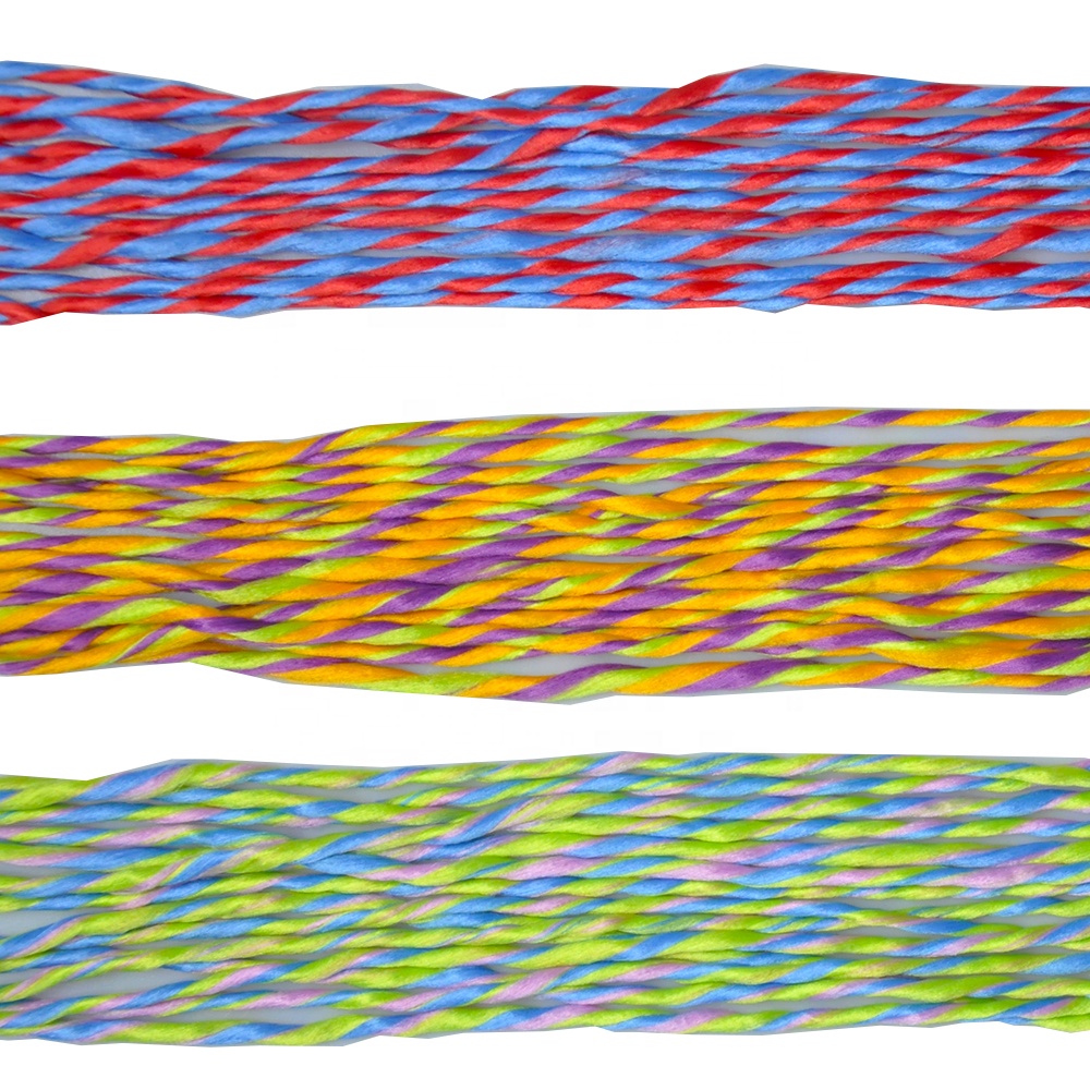 Cleaning 100% Polyester Colorful Microfiber Twisted Mop Yarn