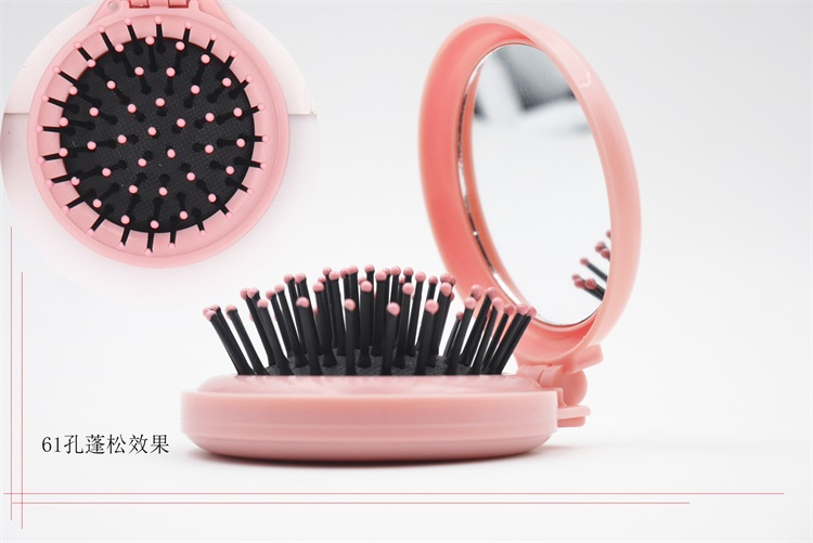Factory Cheap Mini Travel Airbag Comb With Mirror