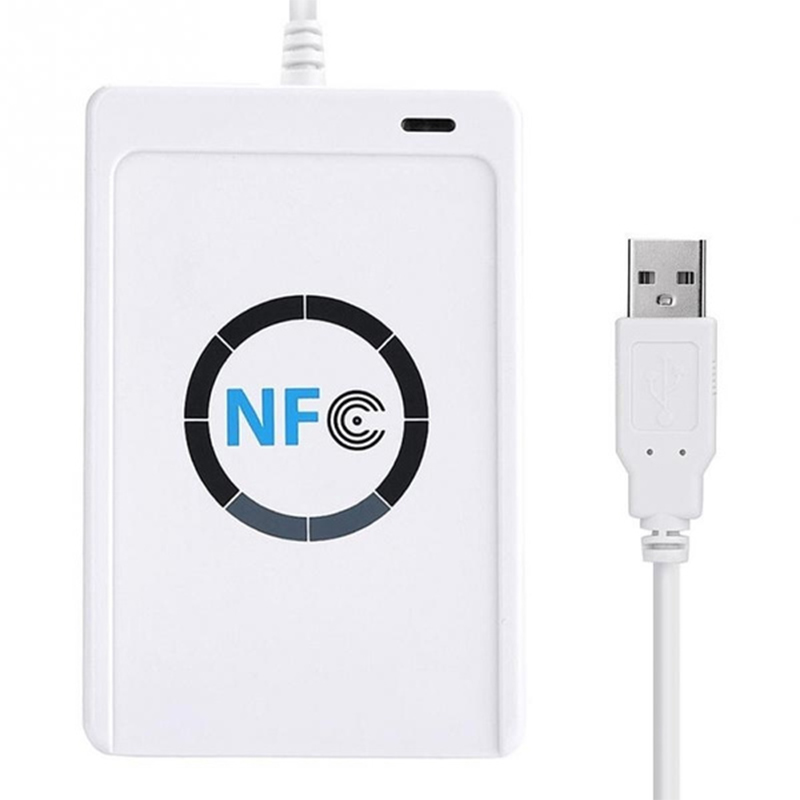 Портативный 13,56 МГц RFID ISO14443 USB Бесконтактный NFC кардридер ACR122U