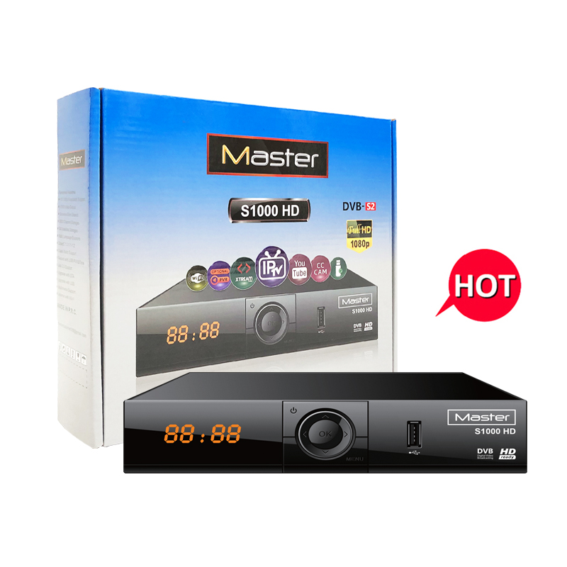 Master-S1000 SOLO MINI3 IPTV декодер, цифровой видеовещающий спутниковый ТВ-приемник
