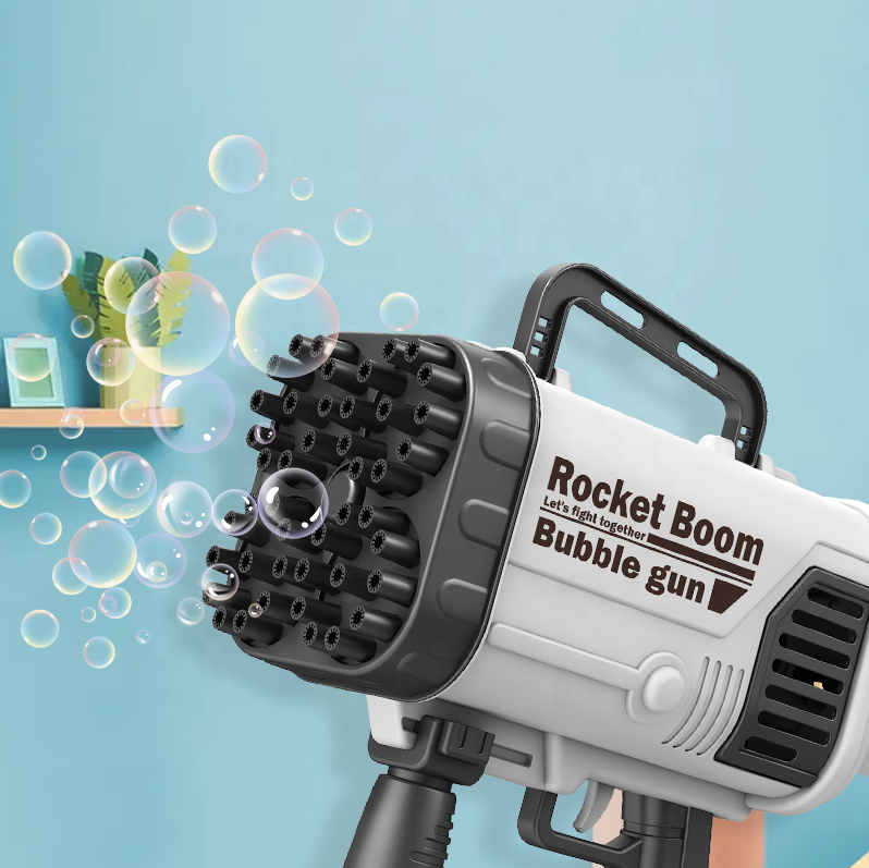 Hot Sale Bubble Gun Toys Summer Outdoor Gatling Bubble Machine Bazooka Bubble Gun