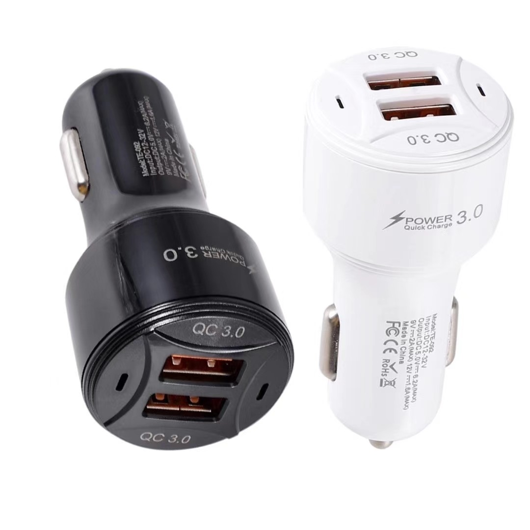 Hot Sale Original Certified Quick Charge 3.0 Car Charging High Quality Dual USB Phone recharger