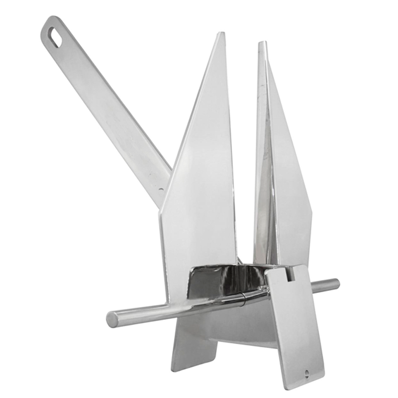 Ship Anchor AISI316 Stainless Steel Mirror Polished Marine Danforth Anchor For Boat