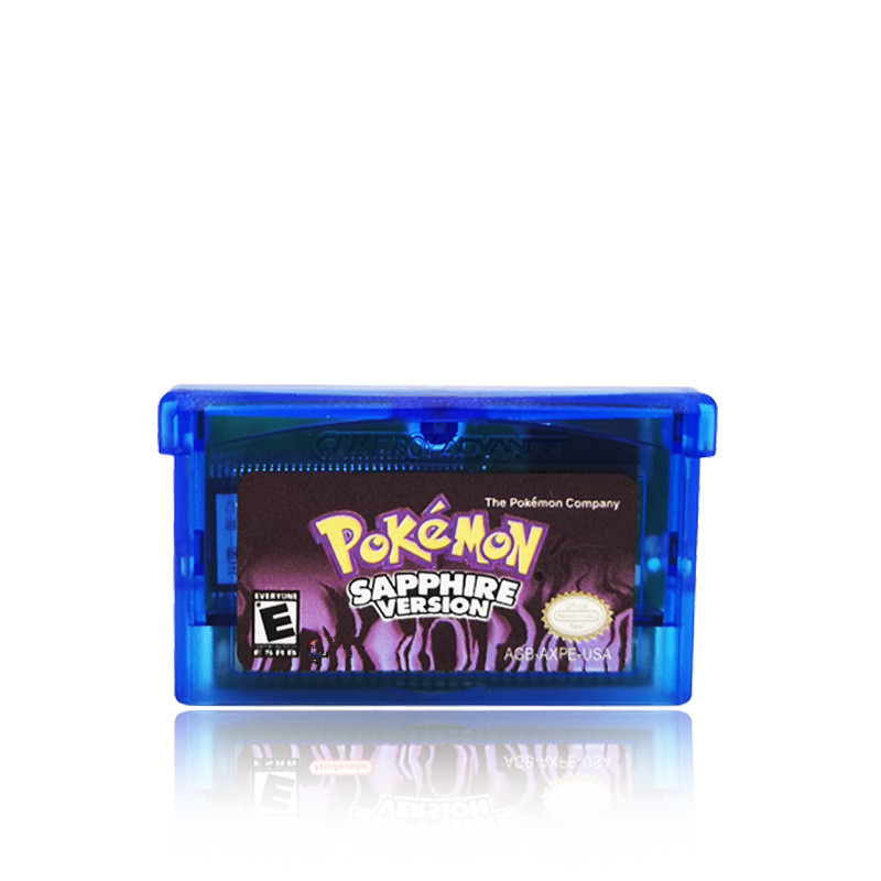 Картридж игровой Shemax для Pokemon, многоцветные классические игровые аксессуары NDSL с изумрудом Рубином листом зеленым сапфиром