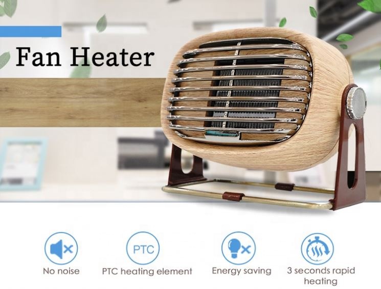 Изготовленный на заказ, безопасный, переносной, 500W/ 400W миниатюрный вентиляторный отопитель с мини