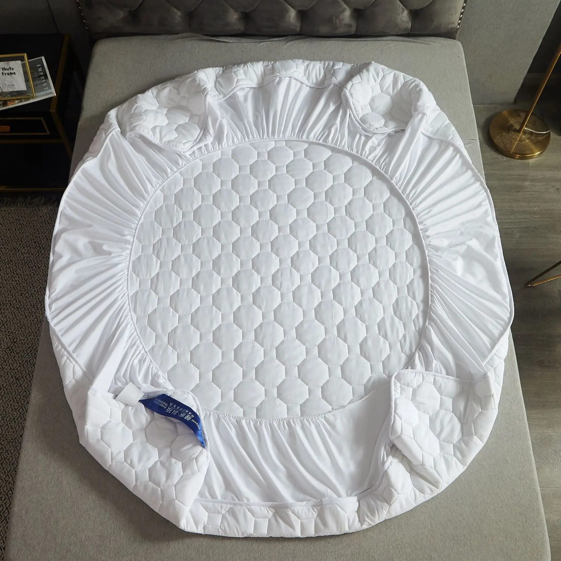 Wholesale Customized Fitted sheet mattress protector waterproof cover for Twin Full King Queen Size