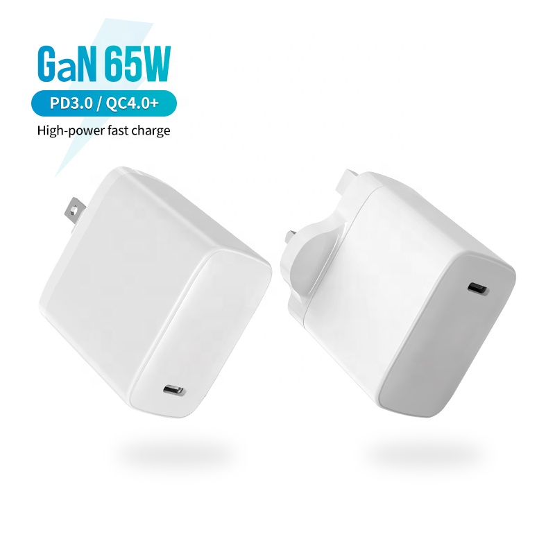 2021 Newest EU US Plug Usb Type c 65W PD Wall Charger power Adapter For iPhone 12/13 fast Charger