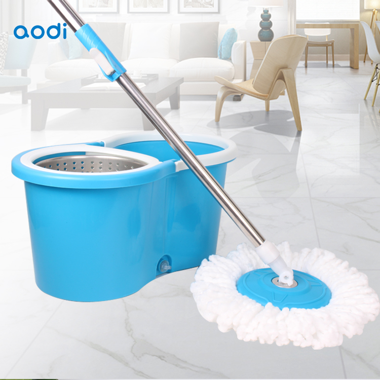 Low price 360 rotating clean magic mop with bucket set floor clenaning squeeze bucket online supplier