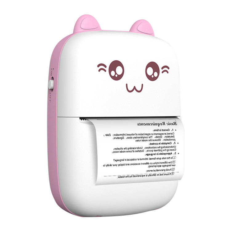 Study Kid Student Handheld Card Sticker Impresora Mini Portable Lable Bluetooth Label Printer Thermal