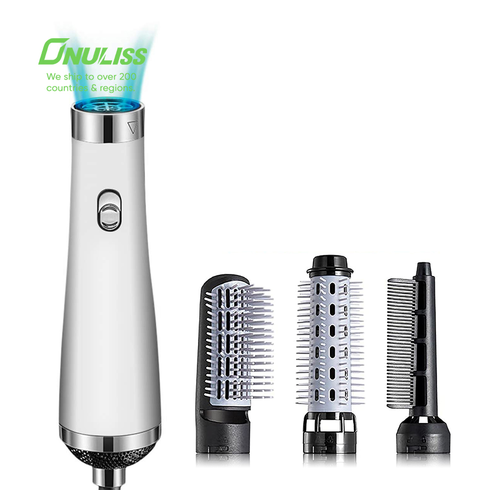Professional Hot Air Blow Dryer Brush One Step Straightener Comb Electric Styling And Drying Blow Dryer