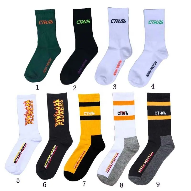 New style middle stockings fashion compression full cotton school style sport comfortable Russian socks