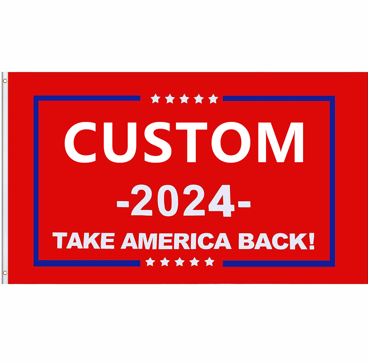 Direct Sale 100% Polyester Custom Flags 3x5 Logo Digital Printing Trump Flags For Parade