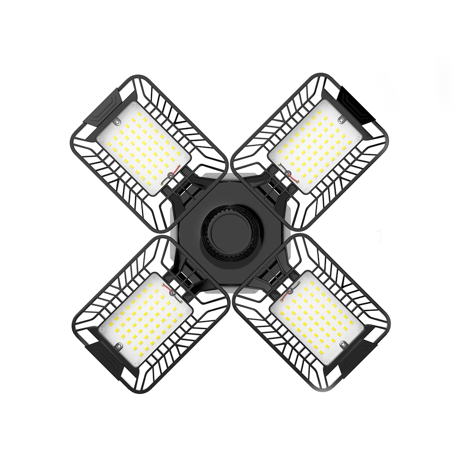 3500lm High Efficiency Cooling Tooth Adjustable Deformable Workshop Warehouse Garage Led Lights