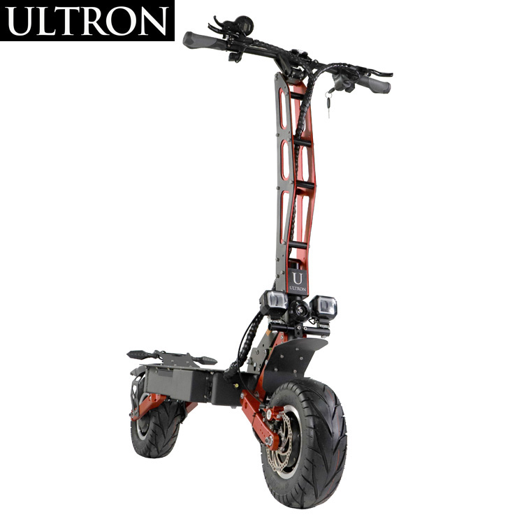 Мотоцикл ULTRON T128 PLUS, 13 дюймов, 6000 Вт, складной электрический скутер для взрослых