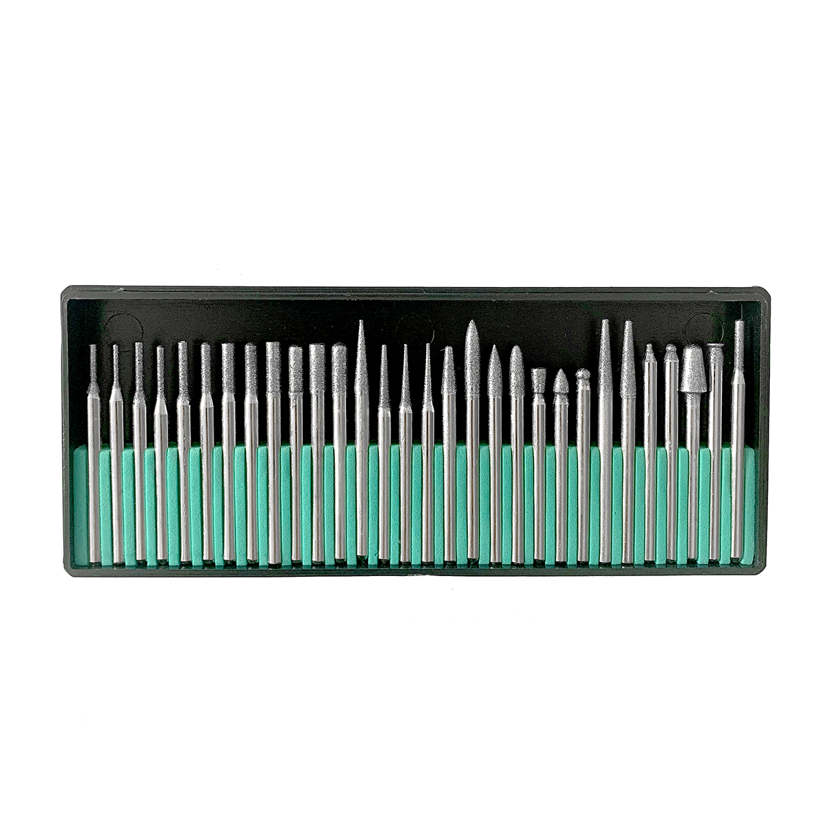 XUNDA abrasive tools 3.17mm shank electroplated diamond mounted point set for carving