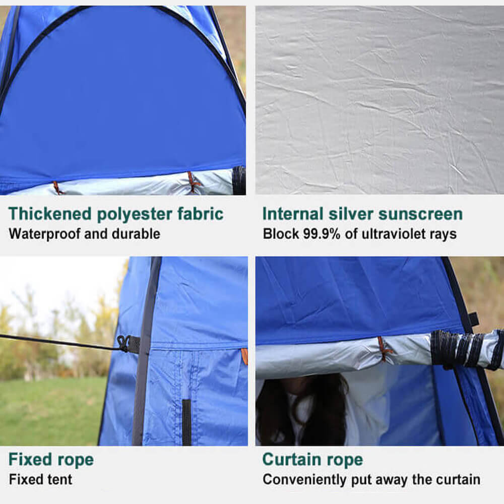 Baiyuheng outdoor Waterproof Portable Automatic Bathroom toilet Folding Beach Camping Shower tent