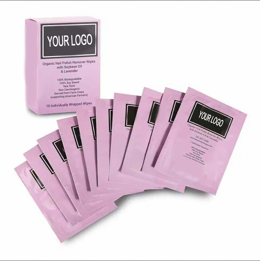 organic soybean oil makeup with lavender nail polish remover wipes