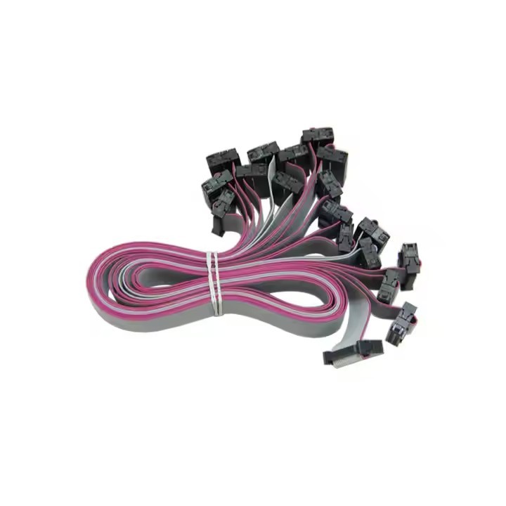 Led Display Screen Accessories 16PIN Flat Data Cable 2.54MM Pitch Pure Copper Flat Ribbon Led Module Signal Cable