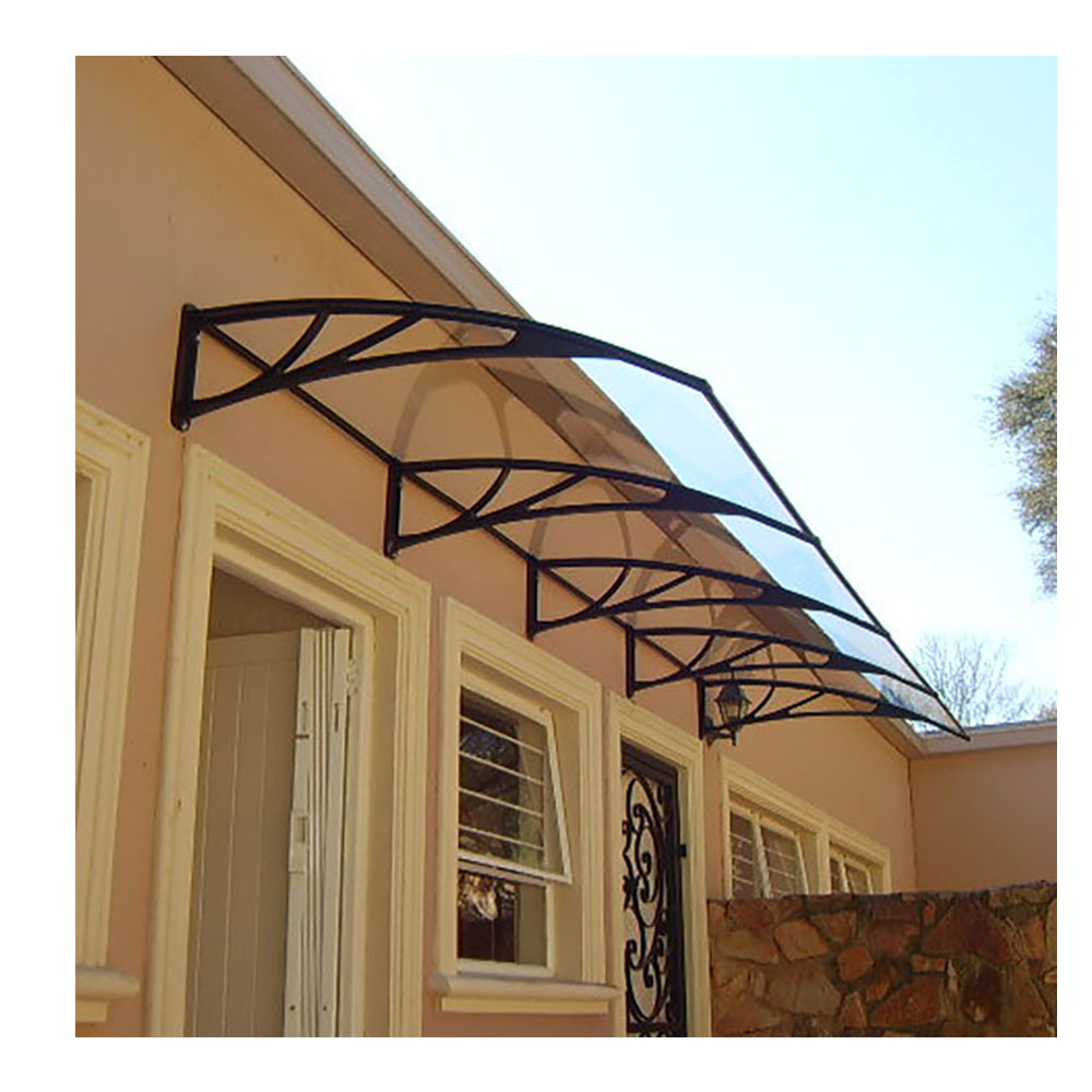 China polycarbonate awnings sunshade Aluminum alloy frame bracket polycarbonate awning for windows