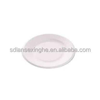 6inch Factory 100% Paper Raw Material Compostable Wholesale Bamboo Sugarcane Bagasse Round Disposable Bio Paper Plate