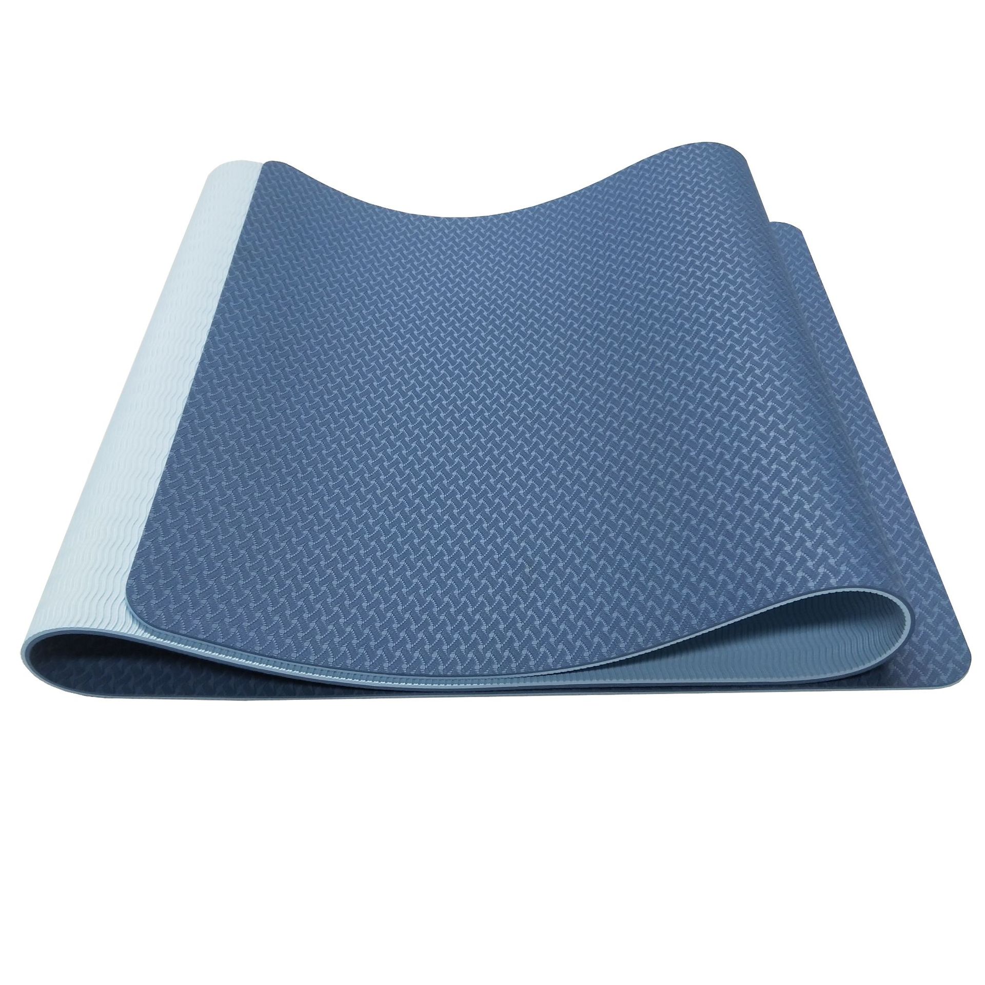 Non-slip Eco Friendly Exercise Yoga Mat for Men and Women High Density Pro Mat with Carrying Strap