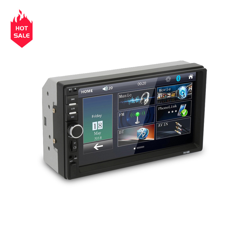 7 дюймов 2 Din 1080p HD MP5 управление сенсорным экраном автомобили Android радио Bluetooth Sterio обратная камера (без DVD/GPS) Автомобильный видеоплеер