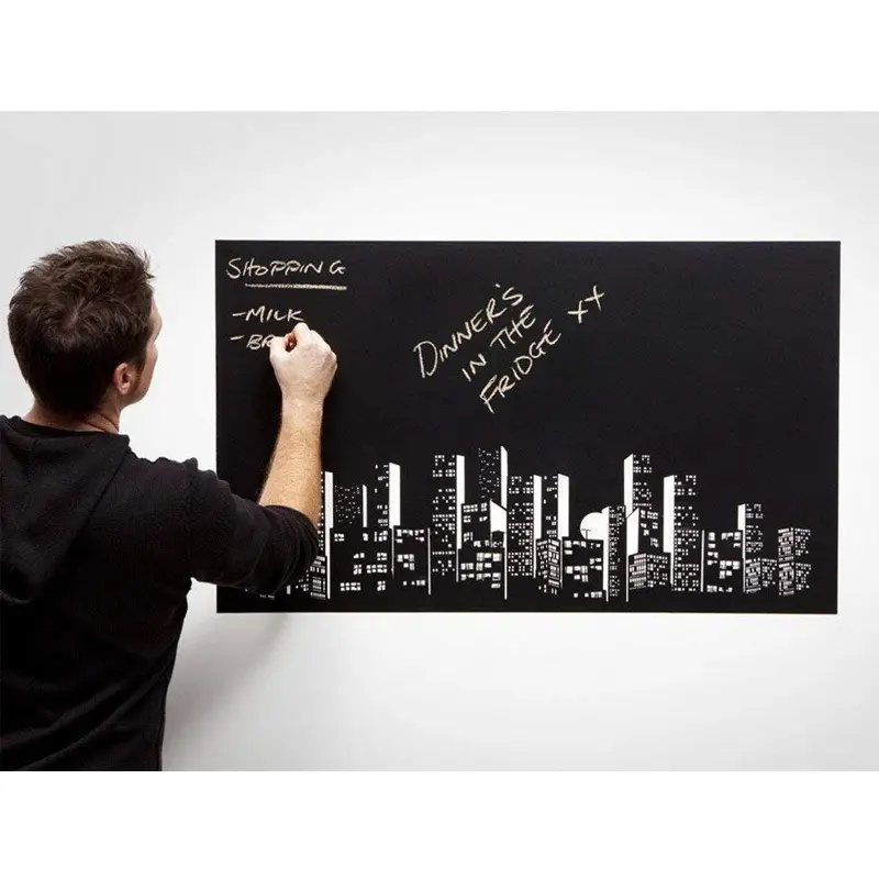 Drawing Message Writing Board Dust-free Liquid Chalk Magnetic Blackboard Chalkboard Sticker